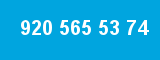 920 565 53 74 920 565 53 74